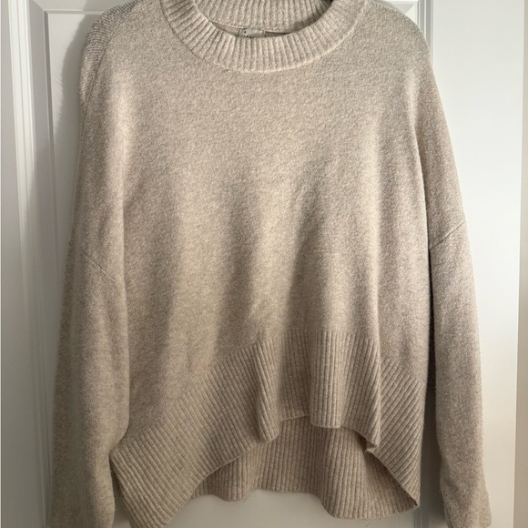 a new day Sweaters - A new day Cream Crew Neck Sweater Medium